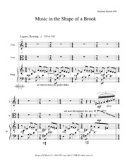 Music in the Shape of a Brook first p