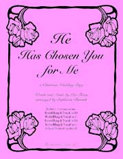 He Has Chosen You for Me sheet music for harp and vocal