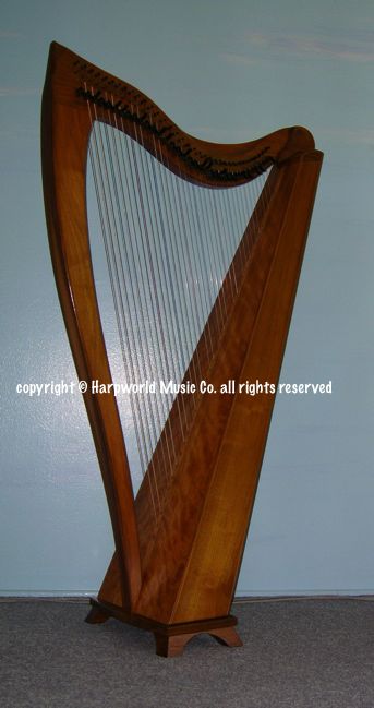Celtic nylon strung harp