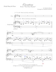 Cavatina Harp & Flute Duet First Page