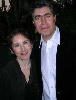 Stephanie Bennett and composer Javier Navarrette